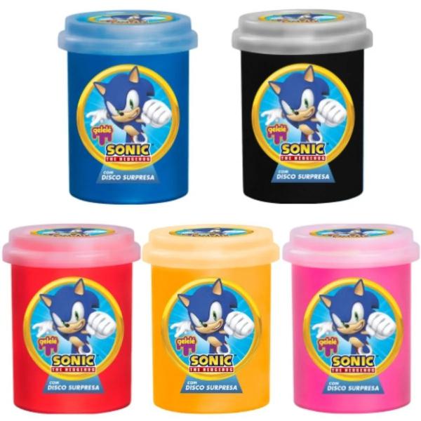 BRINQ GELELE SLIME SONIC SURPRESA MISTO