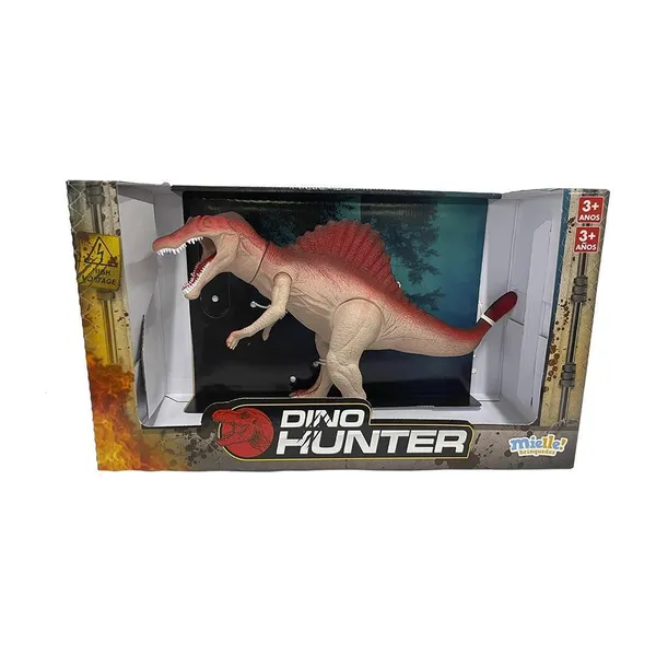 BRINQ MIELLE ESPINOSSAURO BEGE RB418