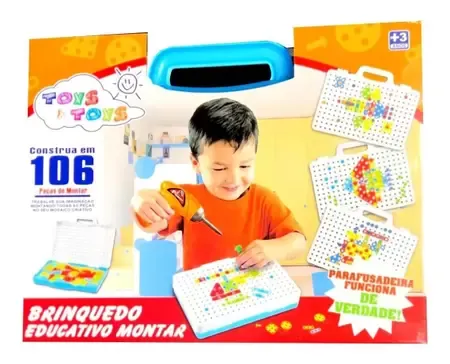 BRINQ TOYS TOYS PARAFUSADEIRA ELET C/LUZ