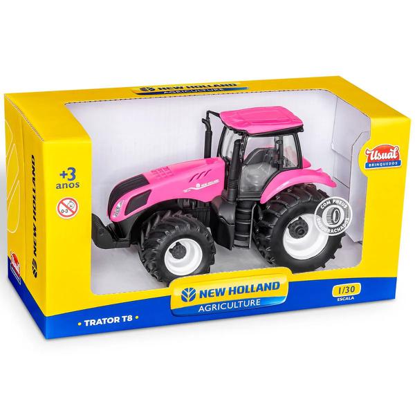 BRINQ USUAL NEW HOLLAND TRATOR T8 ROSA R