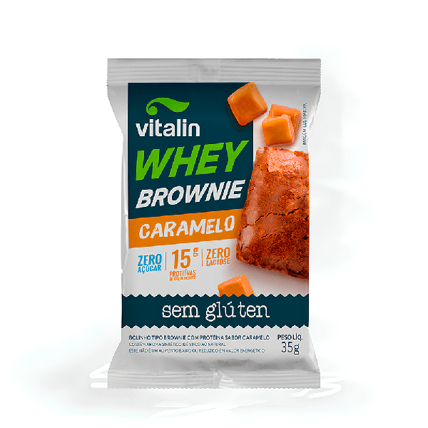 BROWNIE VITALIN ZERO CARAMELO 35G