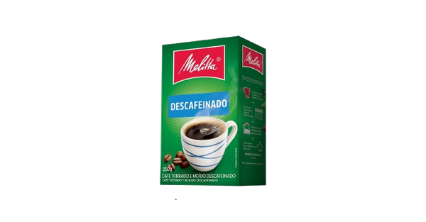 CAFE MELITTA DESCAFEINADO LINHA VERDE 25