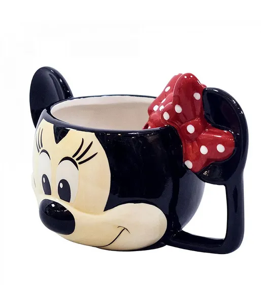 CANECA DISNEY MINNIE ROSTO C/COLHER RDYF