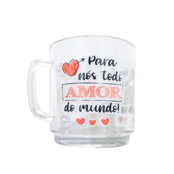 CANECA IMPORIENTE VIDRO LOVE RCA16113