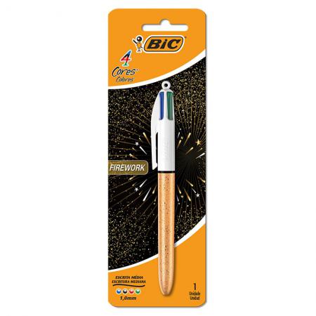 CANETA BIC 4 CORES FIREWORK R69729