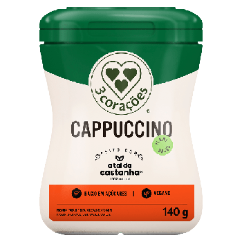 CAPPUCCINO 3CORACOES VEGANO POTE 140G