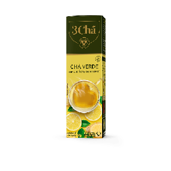 CAPSULA 3 CORACOES CHA VERDE LIMAO/GENGI