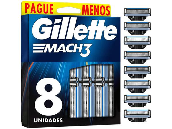 CARGA GILLETTE MACH 3 PROMO L+P- C/8