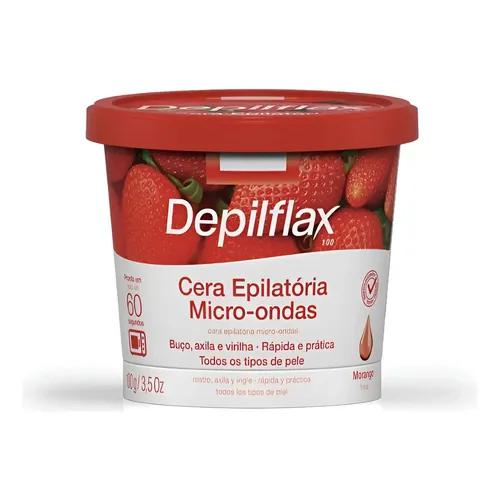 CERA DEPILFLAX MICROONDAS MORANGO 100G