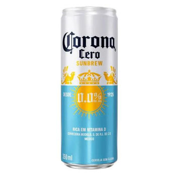 CERVEJA CORONA CERO SLEEK LT 350ML