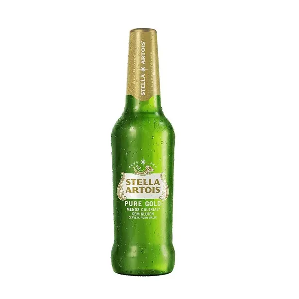 CERVEJA STELLA ARTOIS PURE GOLD LONG NECK 330ML