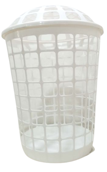 CESTO MERCONPLAS TEL RET BCO C/TAMPA 60L