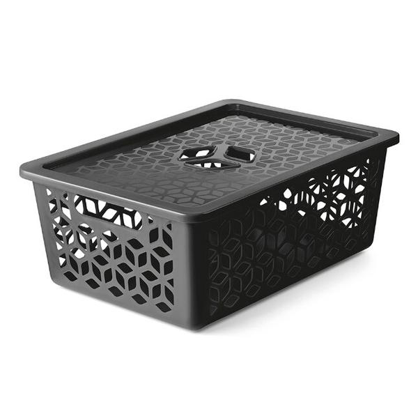 CESTO UZ ORGANIZADOR C/TP PTO G UZ370-PR