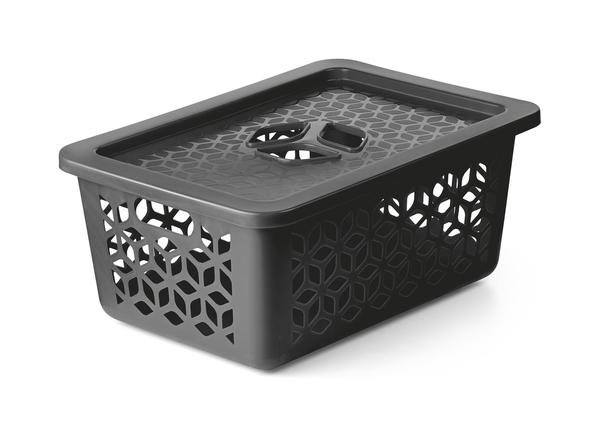 CESTO UZ ORGANIZADOR M C/TP CINZA UZ369-