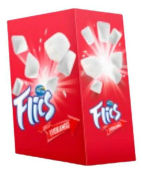 CHICLE ARCOR FLIC MORANGO 174G