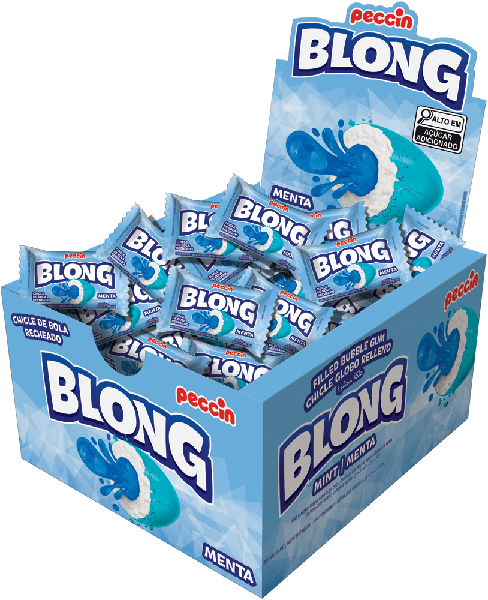 CHICLE BLONG PECCIN MENTA AZ 200G