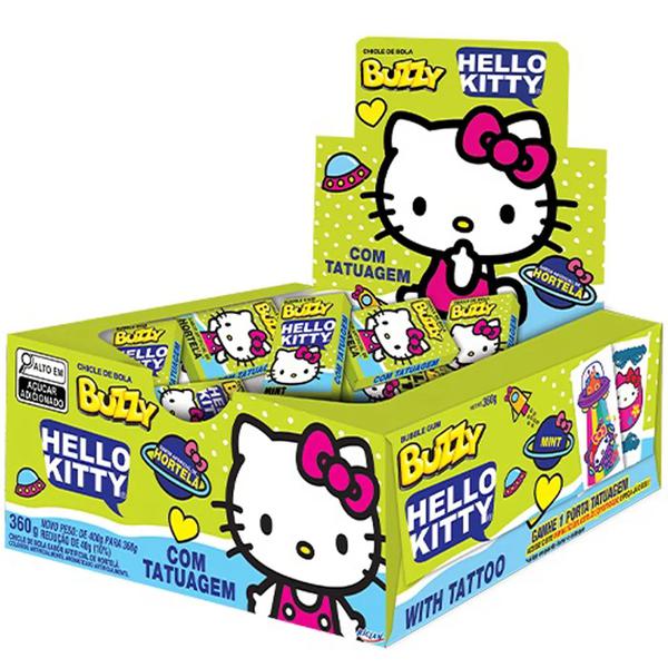 CHICLE BUZZY HELLO KITTY HORTELA 360G