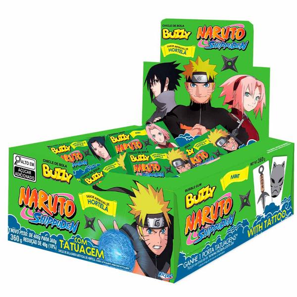 CHICLE BUZZY NARUTO HORTELA 360G