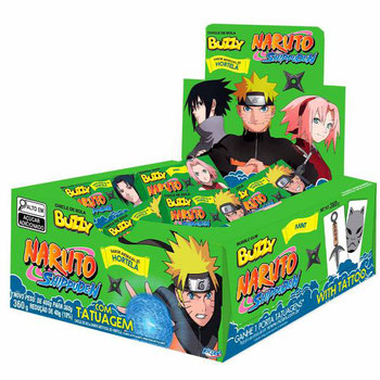 CHICLE BUZZY NARUTO HORTELA 360G