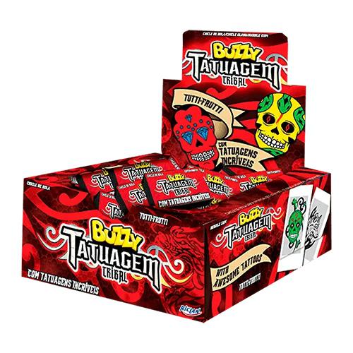 CHICLE BUZZY TATTOO TRIBAL TUTTI FRUTTI