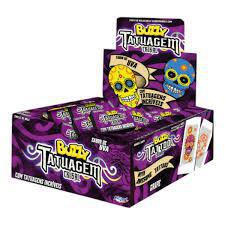 CHICLE BUZZY TATTOO TRIBAL UVA 360G