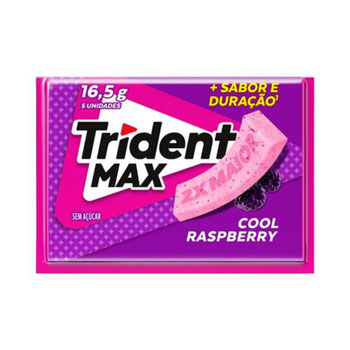 CHICLETE TRIDENT MAX COOL RASPBERRY 16,5