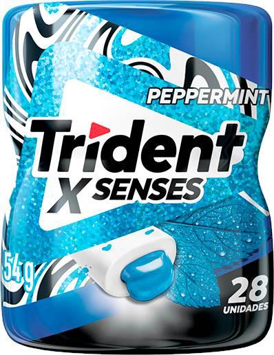 CHICLETE TRIDENT X GAMERS BLUE GARRAF 48
