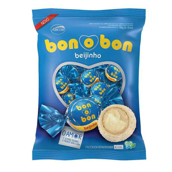 CHOCOLATE ARCO BONOBON BEIJINHO 750G