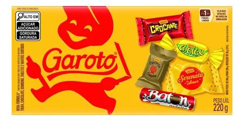 CHOCOLATE GAROTO BOMBOM SORTIDO 220G
