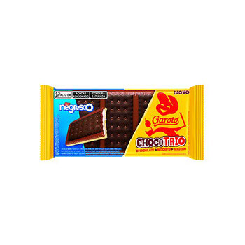 CHOCOLATE GAROTO TRIO NEGRESCO 90G