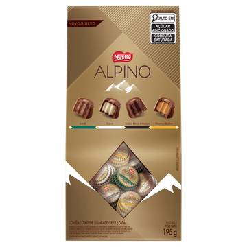 CHOCOLATE NESTLE ALPINO BOMBONS RECH 195