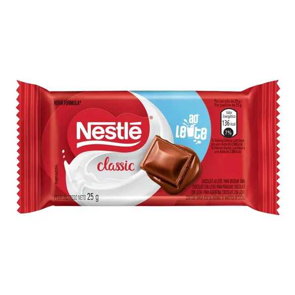 CHOCOLATE NESTLE LEITE CLASSIC 25G