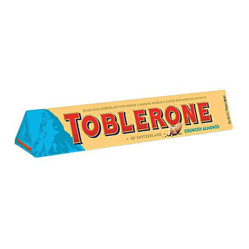 CHOCOLATE TOBLERONE CRUNCHY ALMONDS 100G