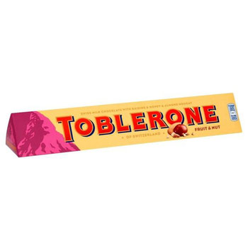 CHOCOLATE TOBLERONE FRUIT E NUT 100G