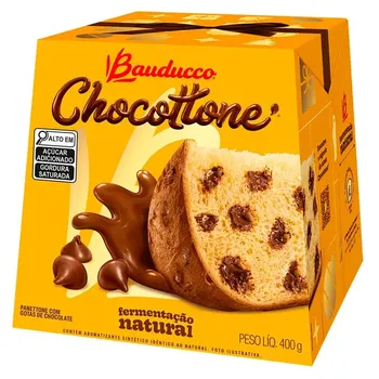 CHOCOTTONE BAUDUCCO GOTAS CHO LEITE 400G