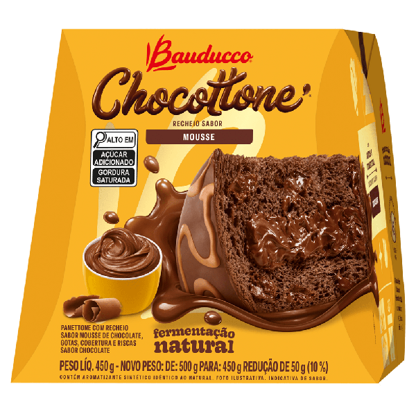CHOCOTTONE BAUDUCCO MOUSSE 450G