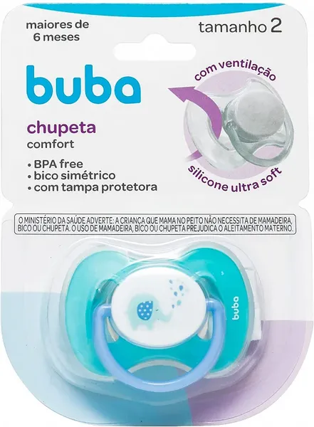 CHUPETA BUBA COMFORT TAM2 ELEFANT AZUL R