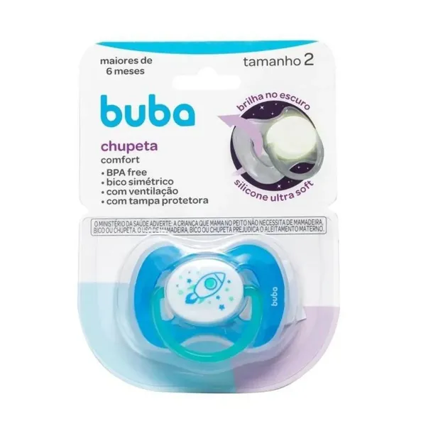 CHUPETA BUBA CONFORT TAM1 NOTURNA FOGUETE R12661