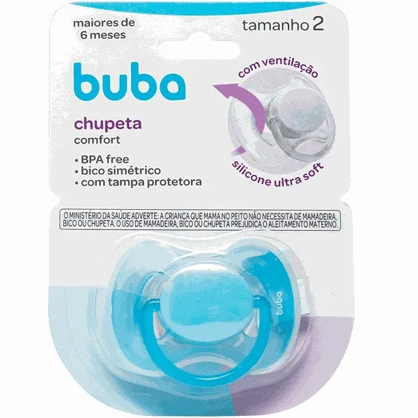CHUPETA BUBA CONFORT TAM2 AZUL R12665