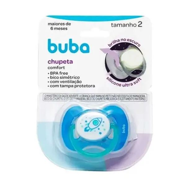 CHUPETA BUBA CONFORT TAM2 NOTURNA FOGUETE R12673