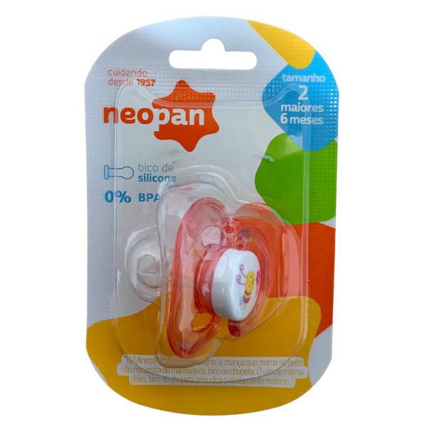 CHUPETA NEOPAN ESTAMP ORTO N2 LARANJA R4