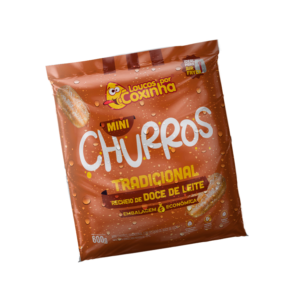 CHURROS LOUCOS P COXINHA DOCE LEITE 600G