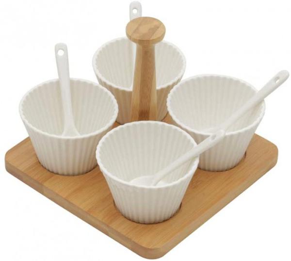 CJ ROJEMAC 4 MOLHEIRAS C/SUPORT BAMBU/CO