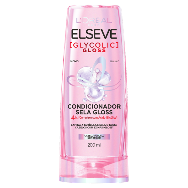 COND ELSEVE GLYCOLIC GLOSS 200ML