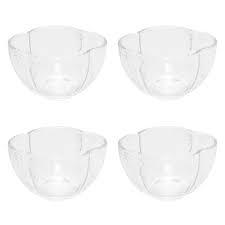 CONJ ROJEMAC 4 BOWLS VIDRO BUTTERFLY 11X
