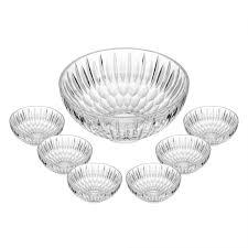 CONJ ROJEMAC 7PCS P/SOBREMESA VIDRO RAIO