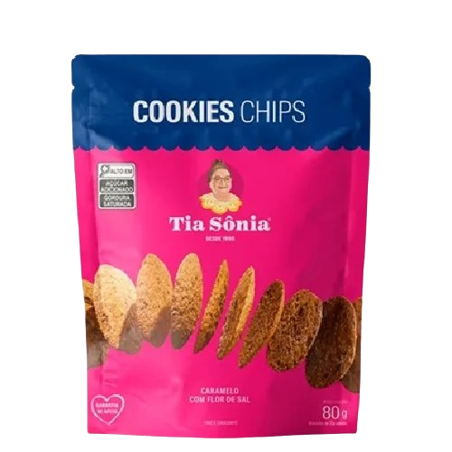 COOKIES CHIPS TIA SONIA CARAMELO C/FLOR