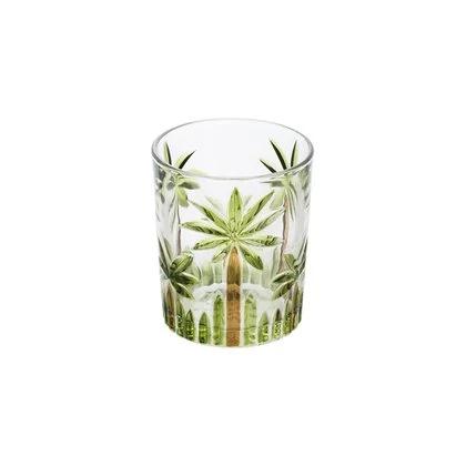 COPO WOLFF CRISTAL BAIXO PALM REE HANDPA