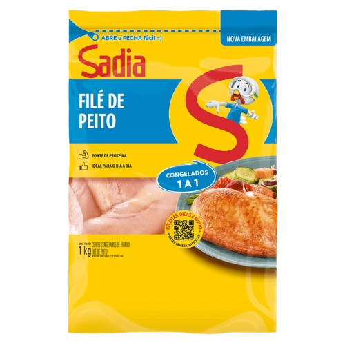 CORTES FRANGO FILE DE PEITO SADIA 1KG ZI