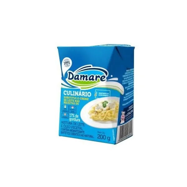 CREME DAMARE CULINARIO UHT FOOD 200G
